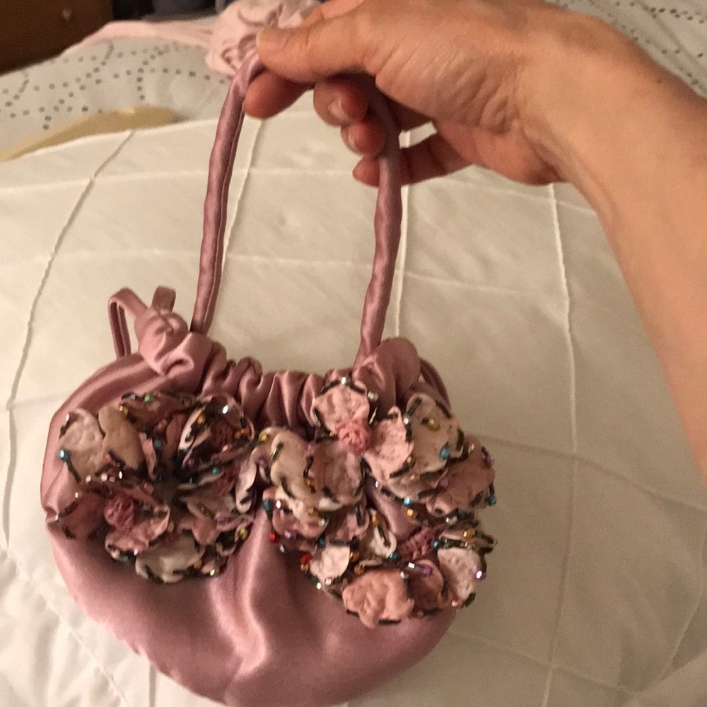 Satin purse